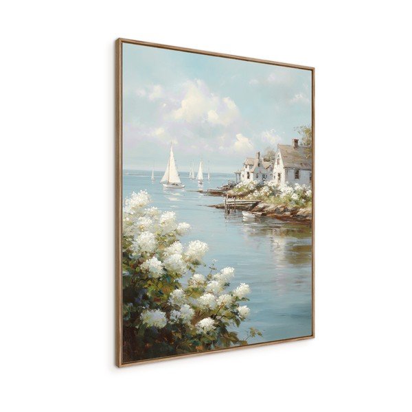 Trükitud pilt raamiga 60x80 cm Quiet Bay - Styler-image-4