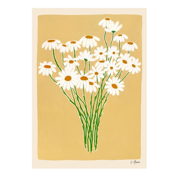 Plakat 30×40 cm Daisies – The Poster Club