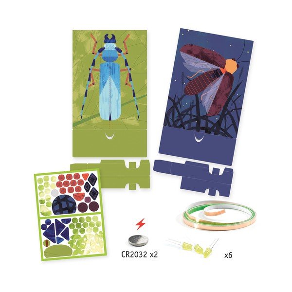 Komplekt 3 helendavat pilti Insectarium - Djeco-image-4