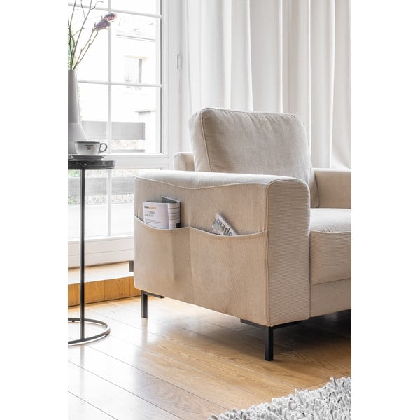 Beež velvetist tugitool Lofty Lilly - Miuform-image-3