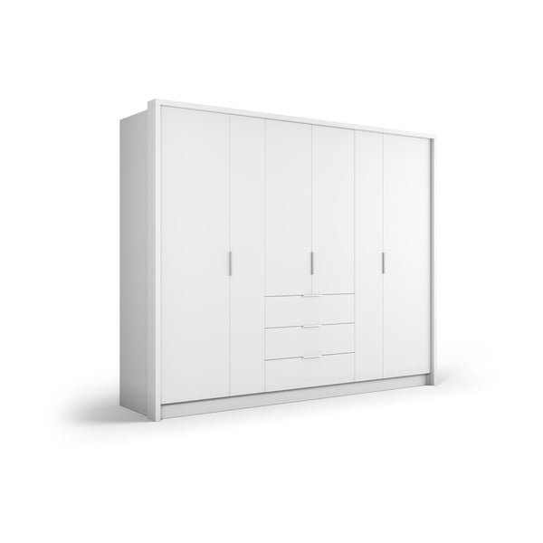 Valge riidekapp 255x217 cm Wells - Cosmopolitan Design-image-2