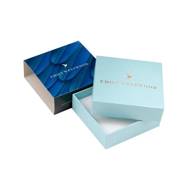 Dámský náhrdelník s motivem perly z nerezové oceli zlaté barvy Emily Westwood-image-1