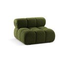 Roheline bukleekangast diivanimoodul (keskosa) Bellis - Micadoni Home