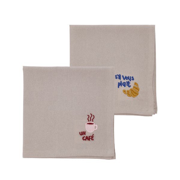 Tekstiilist salvrätikud 2tk komplektis 40x40cm Bistro - Södahl