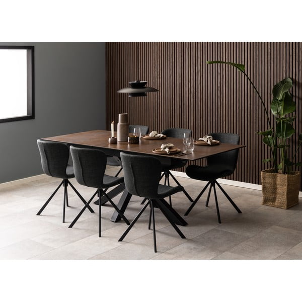 Tumehallid söögitoolid 2tk komplektis Batilda - Actona-image-3