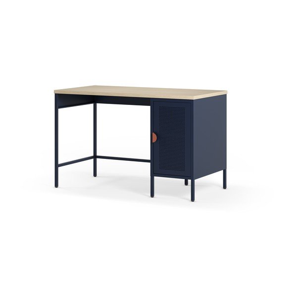 Töölaud tammepuust pealispinnaga 60x120 cm Sayla - Marckeric-image-4