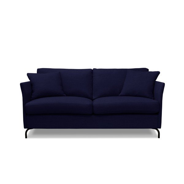 Tmavě modrá trojmístná pohovka Windsor  & Co. Sofas Saturne
