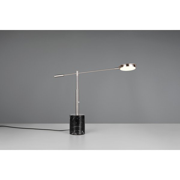 Must/hõbedane LED-lauavalgusti (kõrgus 65 cm) Fiore - Trio Select-image-3