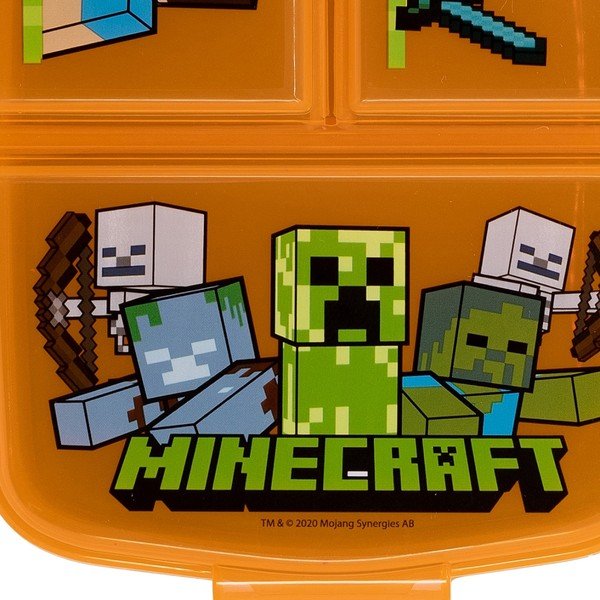 Oranž plastmassist laste suupistekarp Minecraft - STOR-image-4
