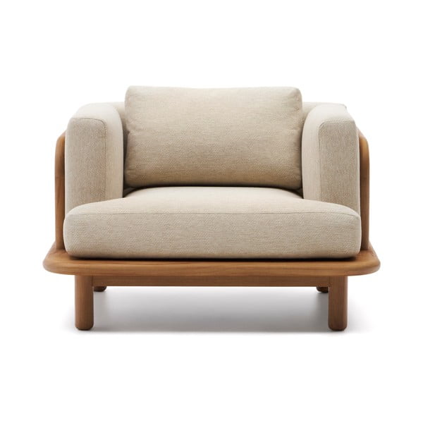 Beež puidust aiatool Turqueta - Kave Home-image-2