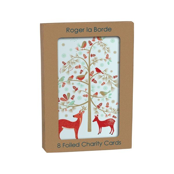 Tervituskaartide komplekt 8 tk jõulumotiiviga Christmas  – Roger la Borde-image-1