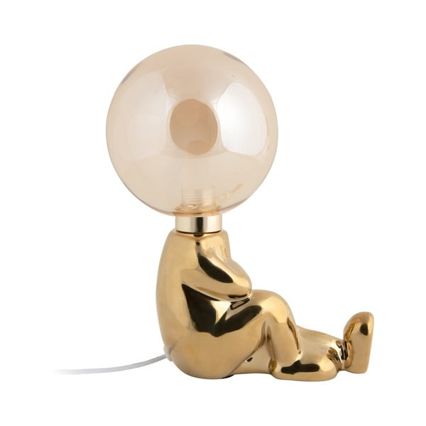 Kuldne dimmerdatav LED lauavalgusti klaasist varjuga (kõrgus 22,5 cm) Joey - Leitmotiv-image-3