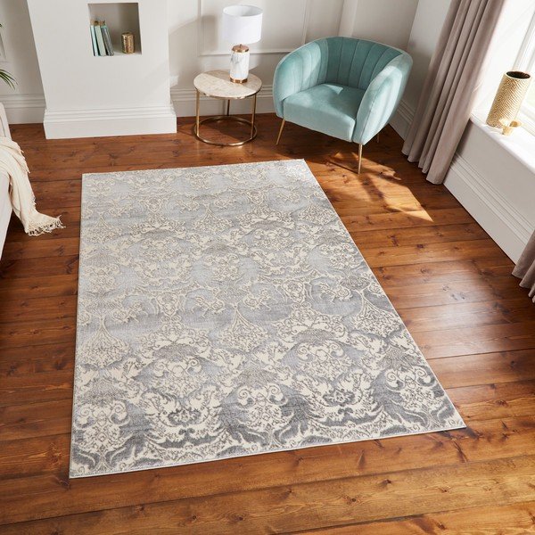 Hall-kreem vaip 160x235 cm Imperial Grey - Think Rugs-image-3