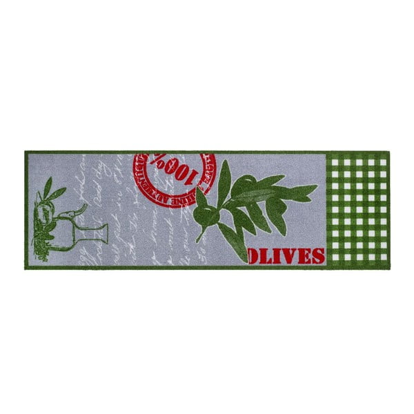 Kuchyňská rohožka Hamat Olives, 50 x 150 cm