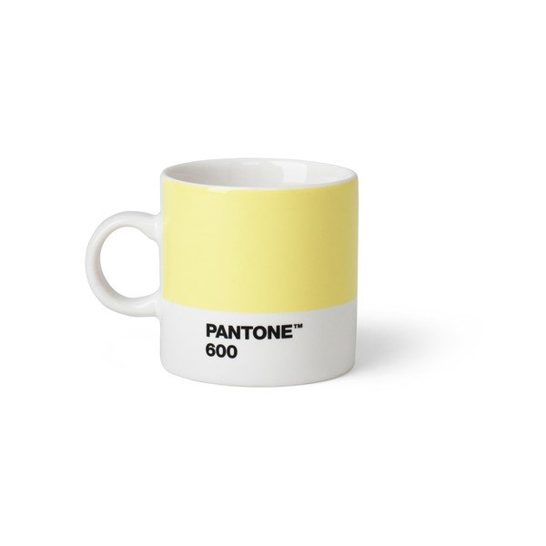 Světle žlutý hrnek Pantone Espresso, 120 ml