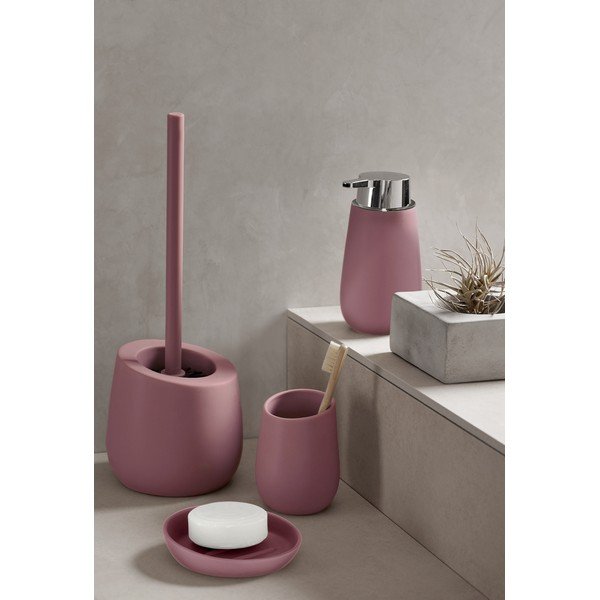 Roosa keraamiline WC-hari Badi - Wenko-image-1