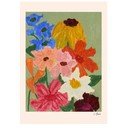 Plakat 50x70 cm Flowers on Sage Green – Carla Llanos - The Plakat Club