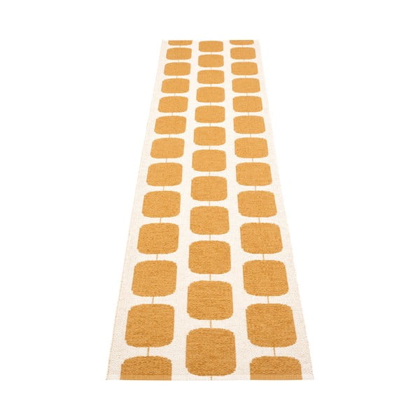 Ookerkollane-kreem sise/välisvaip 70x300 cm Sten Ochre – Pappelina-image-2