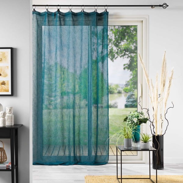 Sinine voile-kardin 140x240 cm Linka – douceur d'intérieur-image-2