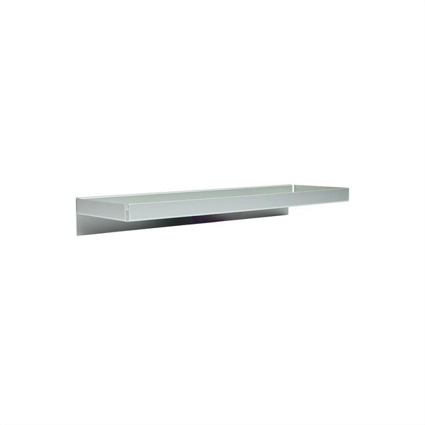 Hõbedane metallriiul 50 cm Bakku - OYOY Living Design