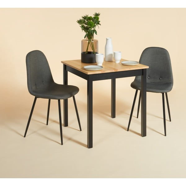 Tumehallid söögitoolid 2tk komplektis Lissy - Bonami Essentials-image-1