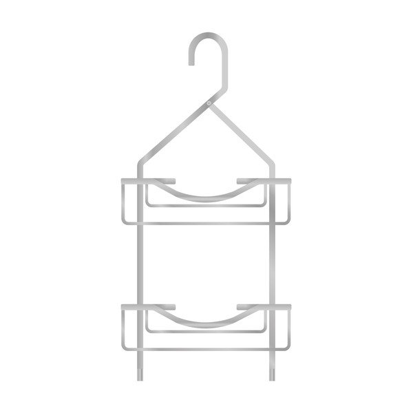 Rippuv alumiiniumist vannitoariiul läikiva hõbedase värviga Filaire Aluminium - douceur d'intérieur