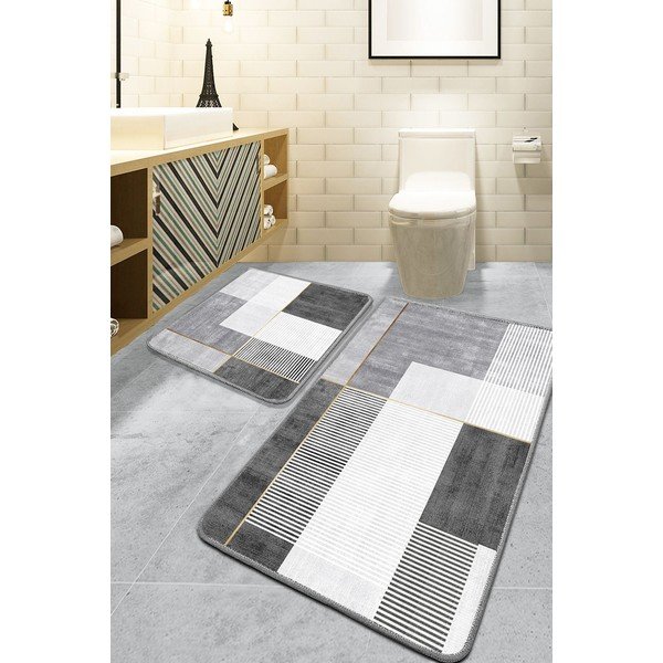 Hallid vannitoamatid, 2 tk komplekt, 60x100 cm Pendor - Foutastic-image-1