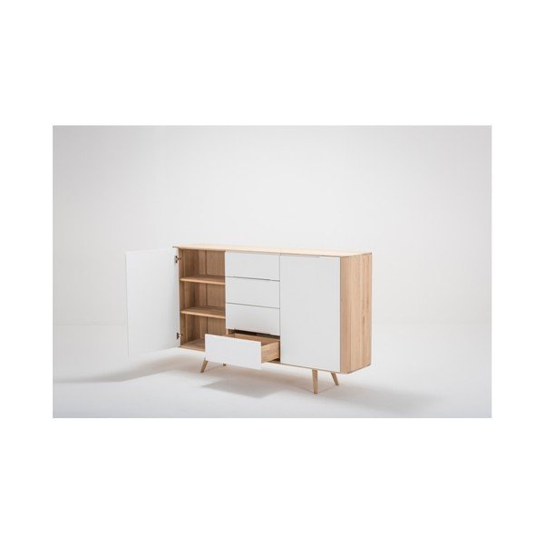 Tammepuust kapp Kaks, 180 x 110 cm Ena - Gazzda-image-1