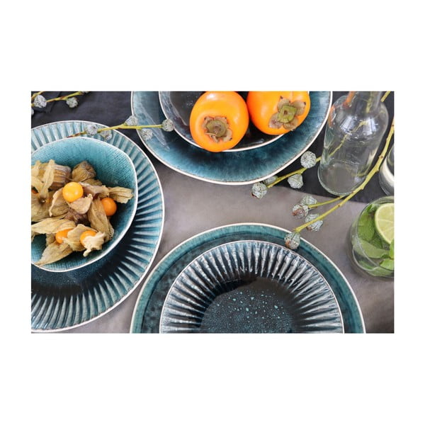 Sinine keraamiline taldrik Rimi, ⌀ 29 cm Mustique - Kare Design-image-3