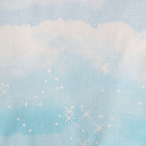 Sinine/roosa laste voodipesu üheinimesevoodile 135x200 cm Ombre Rainbow Clouds - Catherine Lansfield-image-4