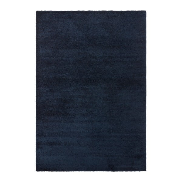 Tmavě modrý koberec Elle Decoration Glow Loos, 80 x 150 cm