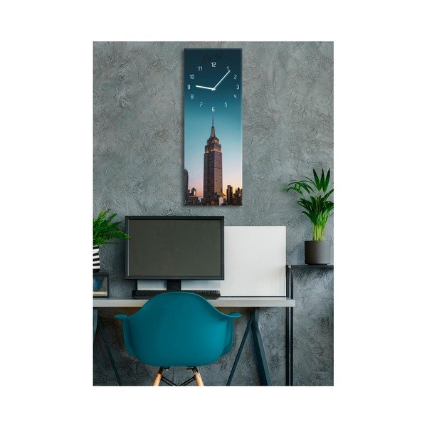 Nástěnné hodiny Styler Glassclock Manhattan, 20 x 60 cm-image-1
