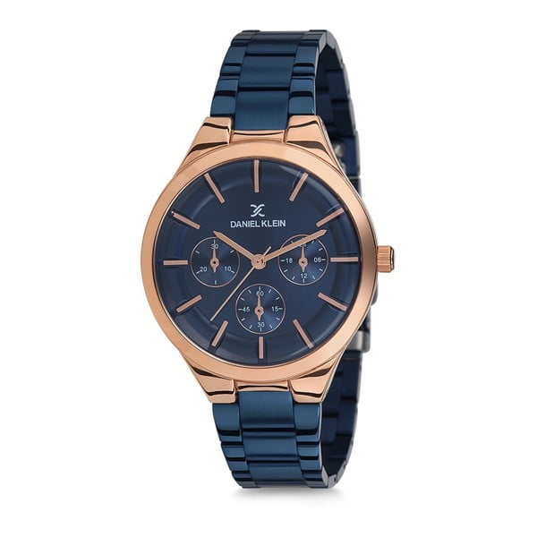Modré pánské hodinky z nerezové oceli Daniel Klein Ocean