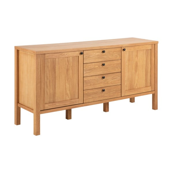 Madal kapp tammepuust 160x82 cm Brentwood - Actona-image-1