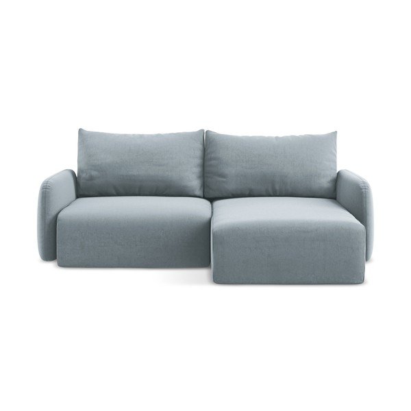 Sinine sametdiivanvoodi/panipaigaga nurgadiivan (parem nurk/diivanvoodiga) Kalena - Makamii