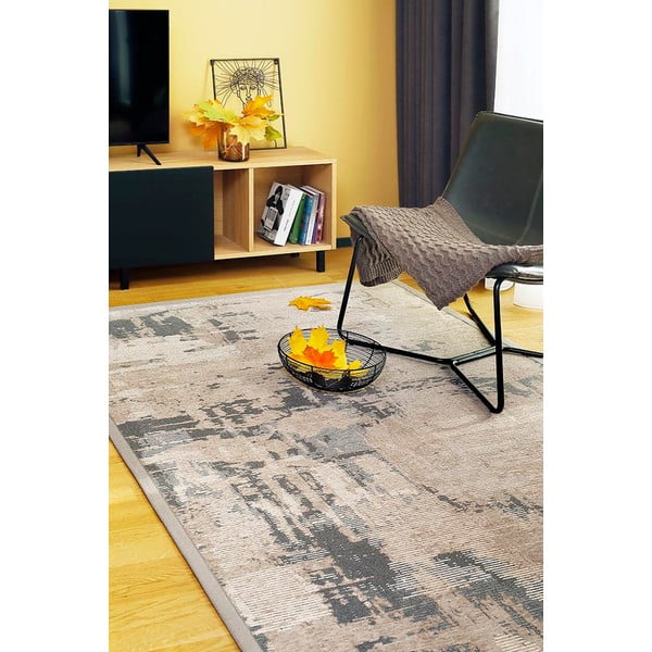 Pruun kahepoolne vaip , 100 x 160 cm Nedrema - Narma-image-1