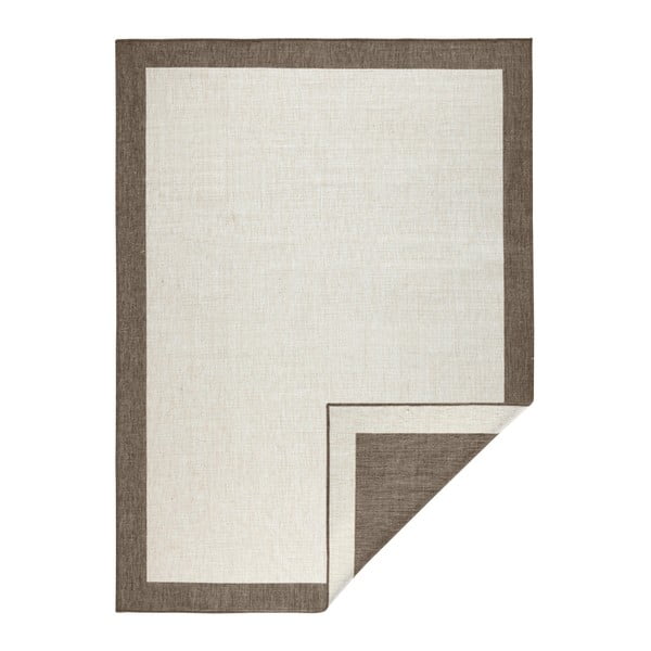 Světle hnědý oboustranný koberec vhodný i na ven bougari Panama, 160 x 230 cm