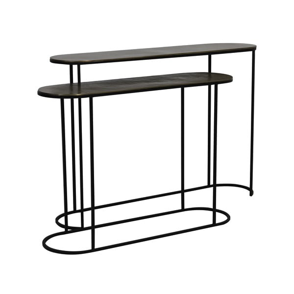 Metallist diivanilauad, 2 tk komplektis 28x118 cm Bocov - Light & Living-image-1