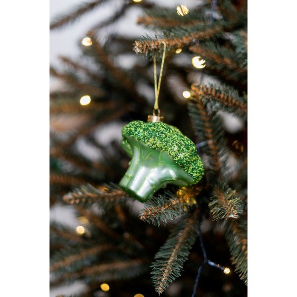 Klaasist jõulukaunistus Broccoli - Sass & Belle-image-1