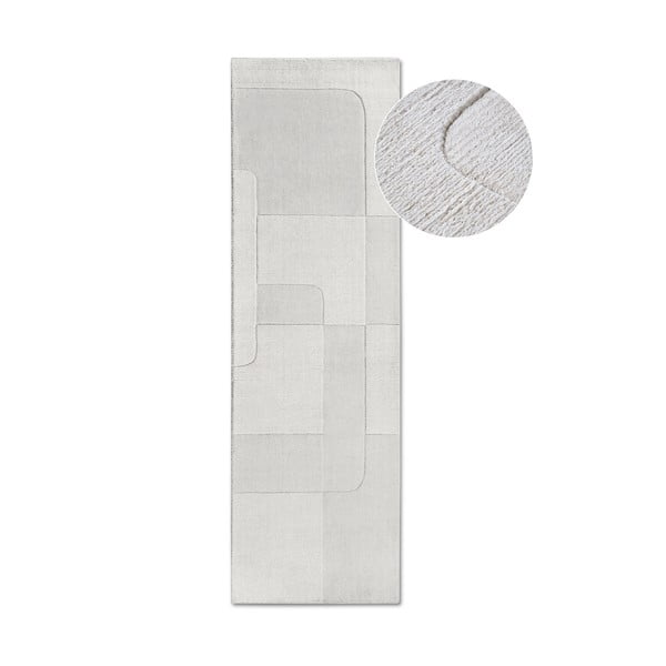 Kreem käsitsi kootud villane koridorivaip 80x250 cm Charlotte - Villeroy&Boch