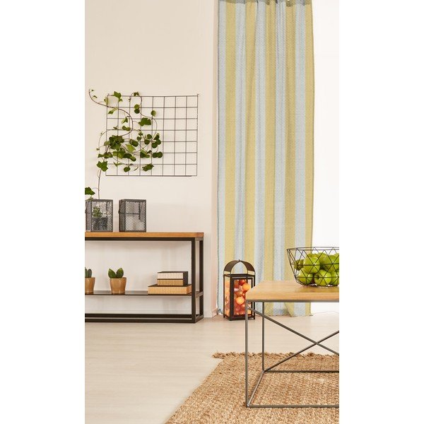 Kollane kardin Cortina Hogar Kollased triibud - Really Nice Things-image-1