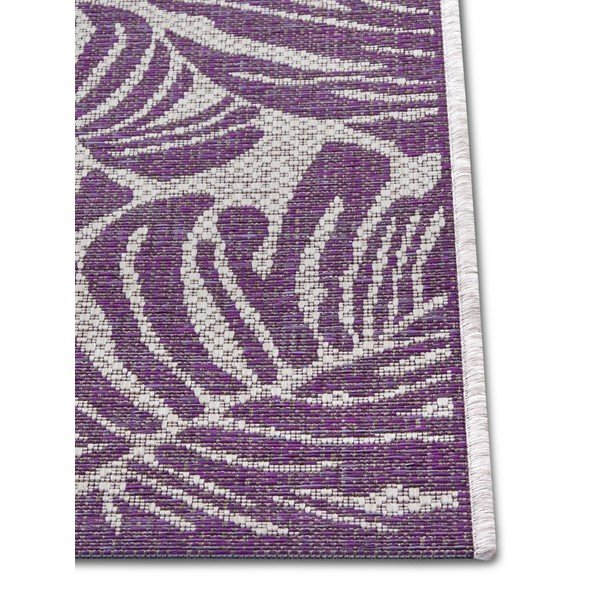 Lilla ja beež õuevaip , 140 x 200 cm Monstera - NORTHRUGS-image-2