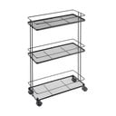 Must mobiilne riiul 38x62x16 cm Lava - Metaltex