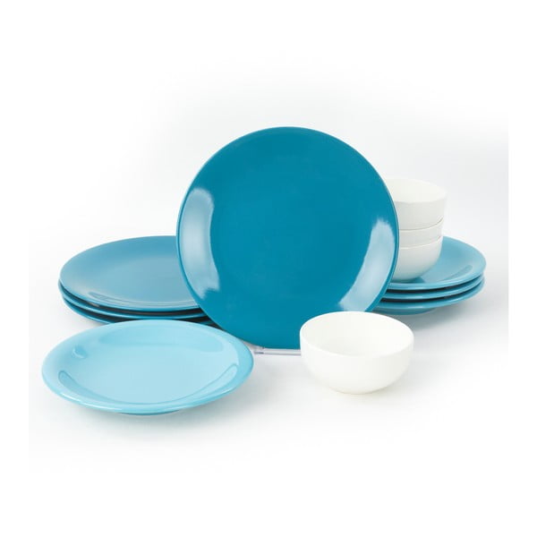 12-osaline siniste keraamiliste nõude komplekt Degrade - My Ceramic