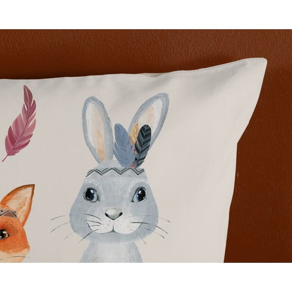 Pruun-beež puuvillane laste voodipesu üheinimesevoodile 140x200 cm Rave - Good Morning-image-3