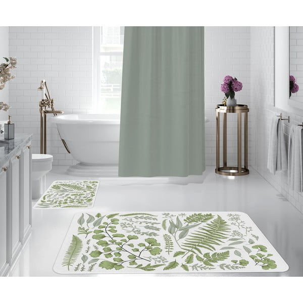 Valge-roheline vannitoamattide komplekt, 2 tk. - Oyo Concept-image-1