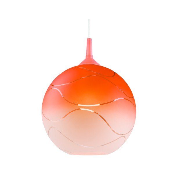 Oranž rippvalgusti, ø 30 cm – LAMKUR-image-1