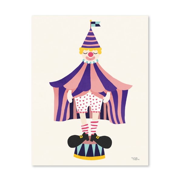 Plakát Michelle Carlslund The Clown, 30 x 40 cm
