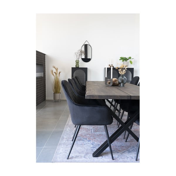 Sinine klaasist vaas (kõrgus 20,5 cm) Sia - House Nordic-image-4