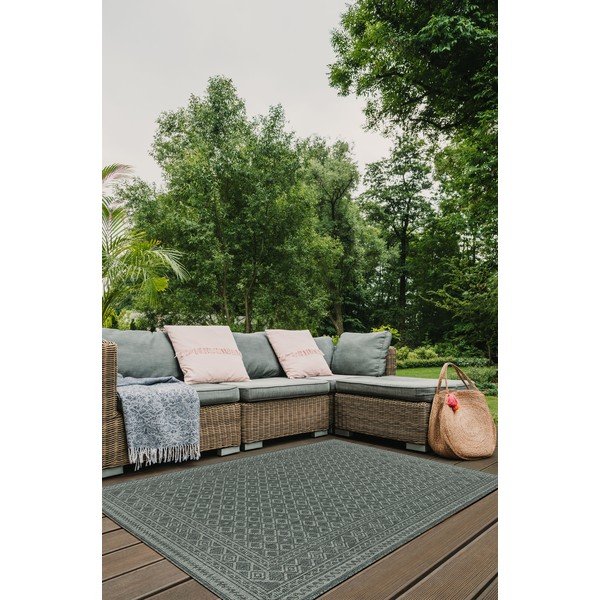 Roheline välivaip 230x160 cm Terrazzo - Floorita-image-1